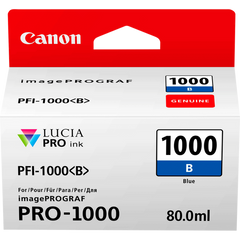 Canon PFI1000B Blue Standard Capacity Ink Cartridge 80ml - 0555C001