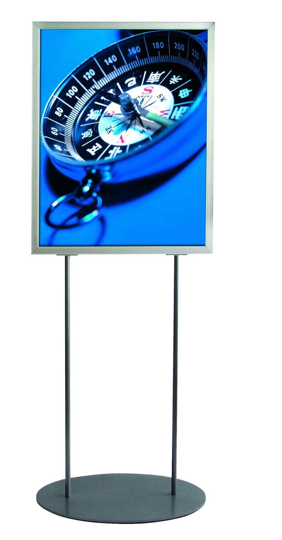 SECO Oval Information Board with Heavy Base A2 - OIB-1/2 DD