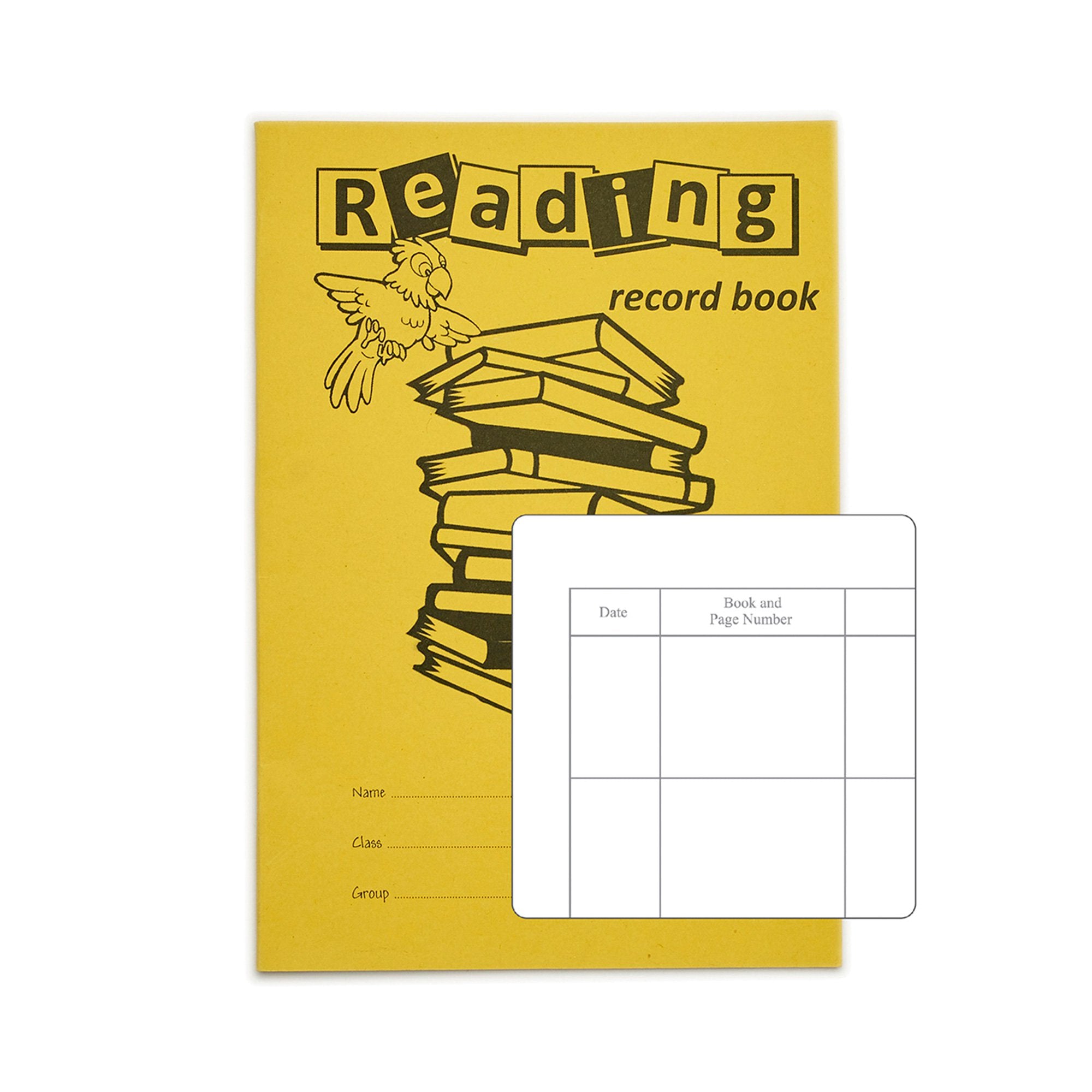 Rhino A5 Reading Record Book 40 Page Yellow (Pack 25) - SDRR5-6 DD