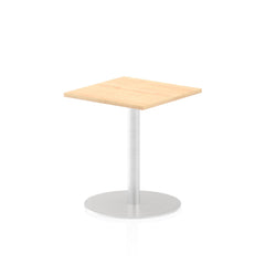 Dynamic Italia 600mm Poseur Square Table Maple Top 725mm High Leg ITL0217 DD