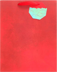 Large Red Gift Bag for Him/Her - Christmas, Birthday, Thank You, Celebration