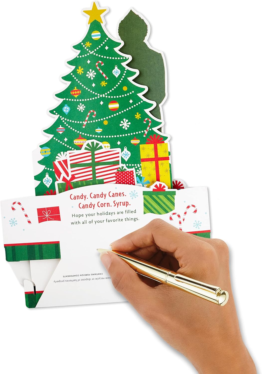 Buddy the Elf, Musical, Light-Up, 3D Pop Up Christmas Card