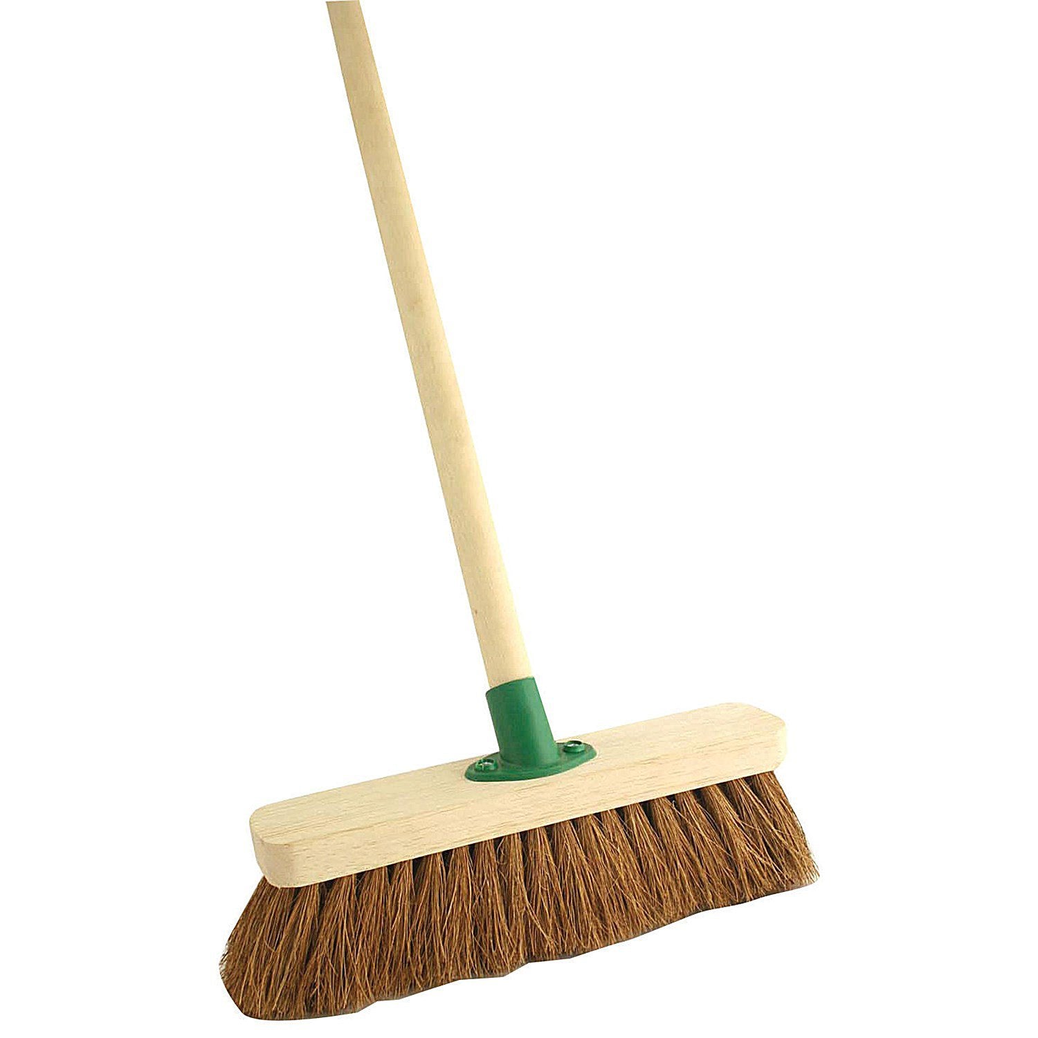 ValueX 12 Inch (30cm) CoCo Complete Broom With 4 Foot Wooden Handle 0906236S DD