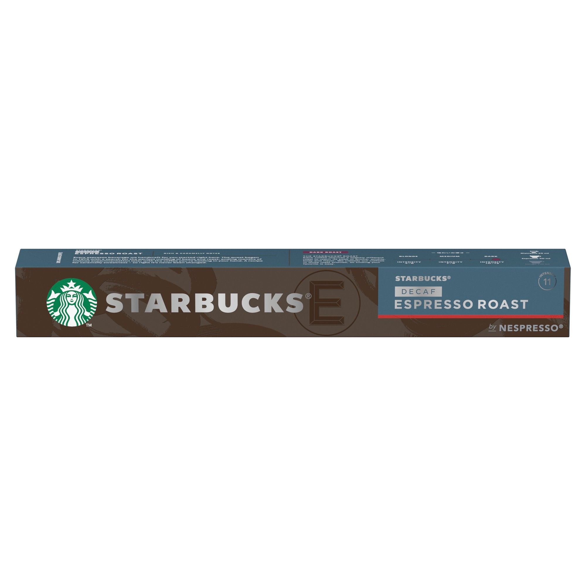 STARBUCKS by Nespresso Decaffeinated Espresso Coffee Capsules (Pack 10) - 12423420