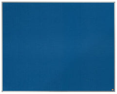 Nobo Essence Blue Felt Noticeboard Aluminium Frame 1500x1200mm 1915456
