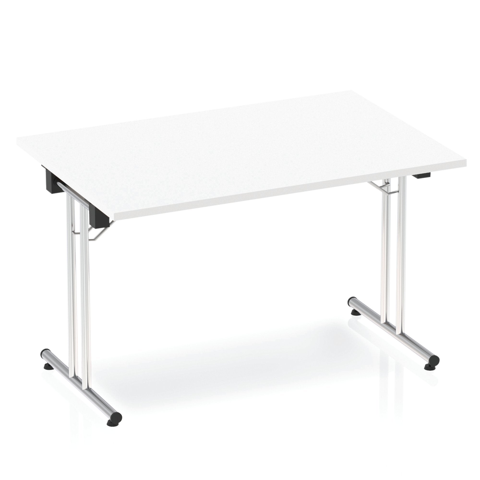 Dynamic Impulse 1200mm Folding Rectangular Table White Top I000708 DD