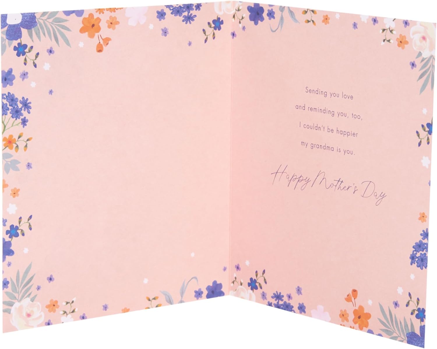UK Greetings Mother's Day Card for Grandma - Lovely Floral Design