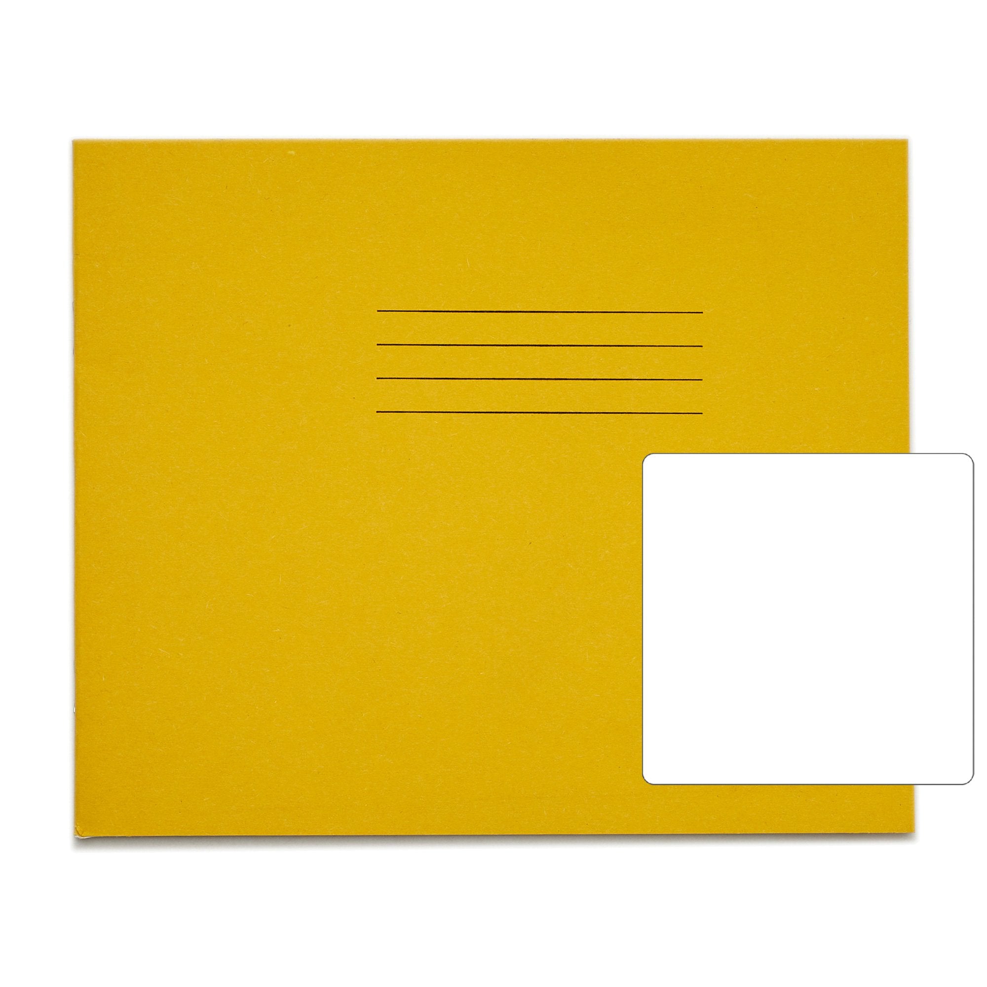 Rhino 6.5 x 8 Exercise Book 40 Page Plain Yellow (Pack 100) - VAA004-8 DD