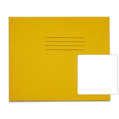 Rhino 6.5 x 8 Exercise Book 40 Page Plain Yellow (Pack 100) - VAA004-8 DD