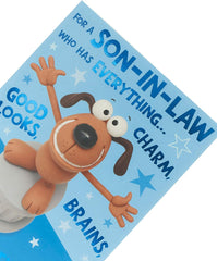 Funny Son in Law Birthday Card