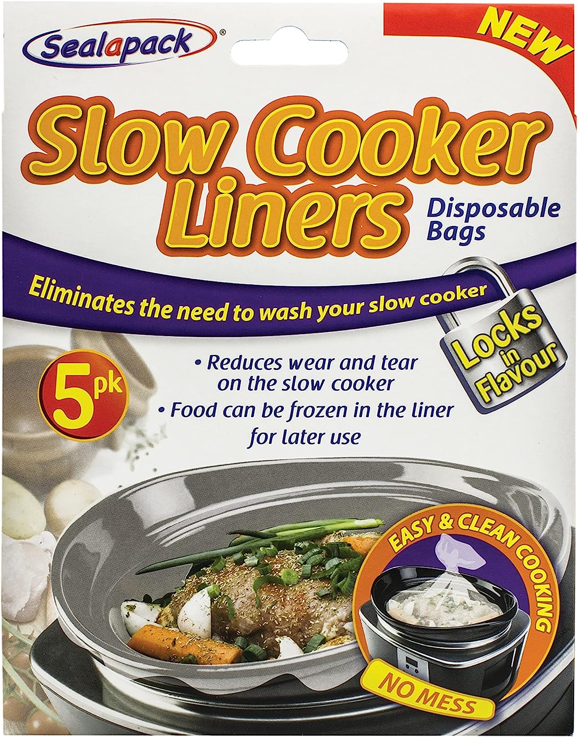 Seal a Pack Slow Cooker Liners Cooking 5 Bags