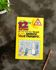 12th Boy Birthday Card