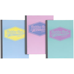 Pukka Pad A4 Refill Pad Ruled 160 Pages Pastel Blue/Pink/Mint (Pack 3) - 8902-PST