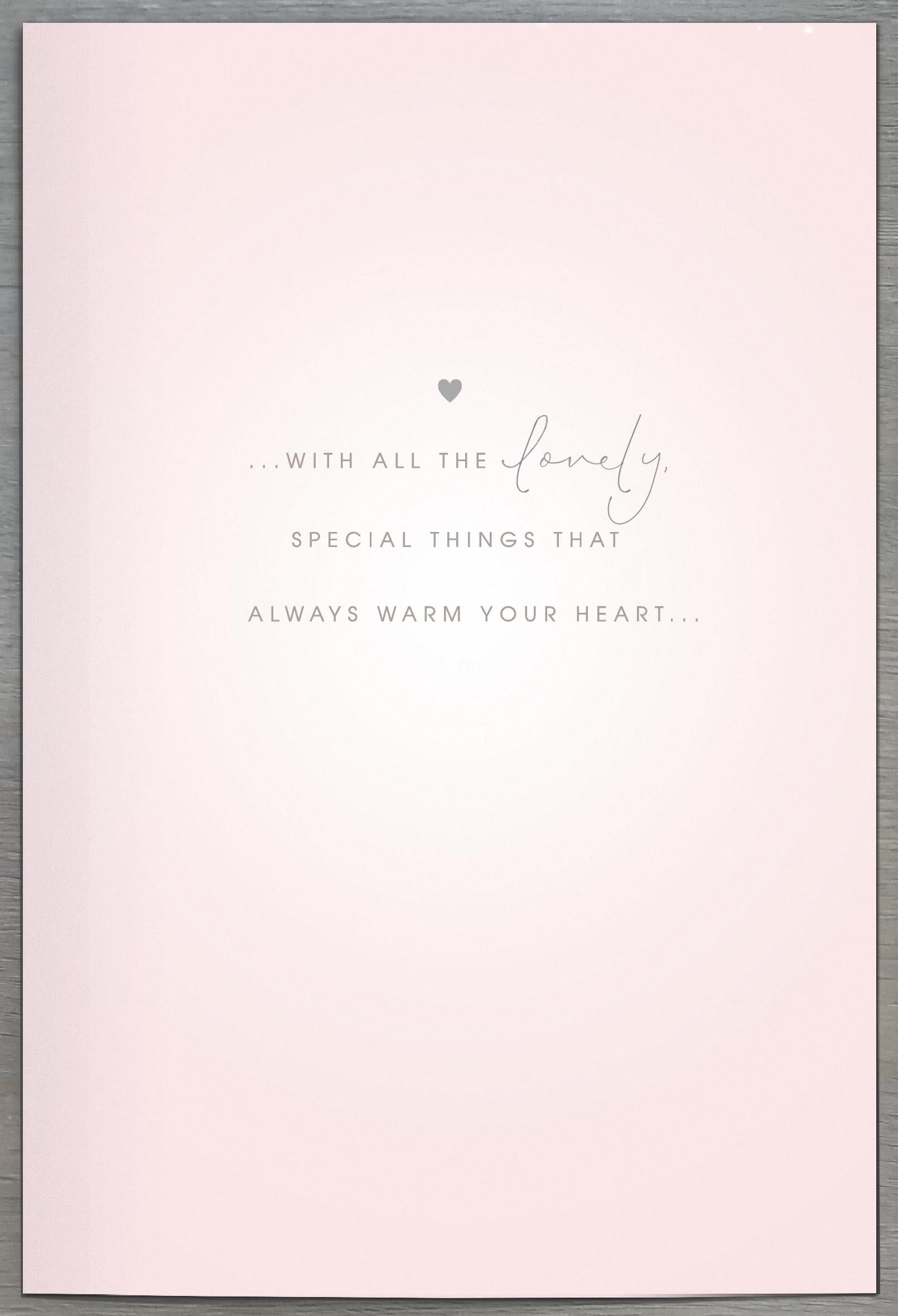 For a Wonderful Mum Floral Design Christmas Card