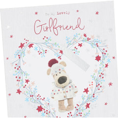 Boofle Inside Heart Girlfriend Christmas Card – Cute Romantic Festive Design