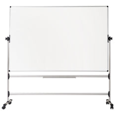 Bi-Office Earth-It Mobile Whiteboard Non Magnetic 1500x1200mm Silver - RQR0421 DD
