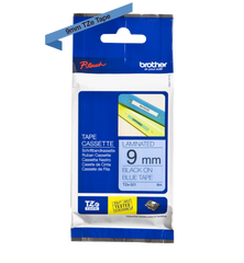 Brother Black On Blue Label Tape 9mm x 8m - TZE521