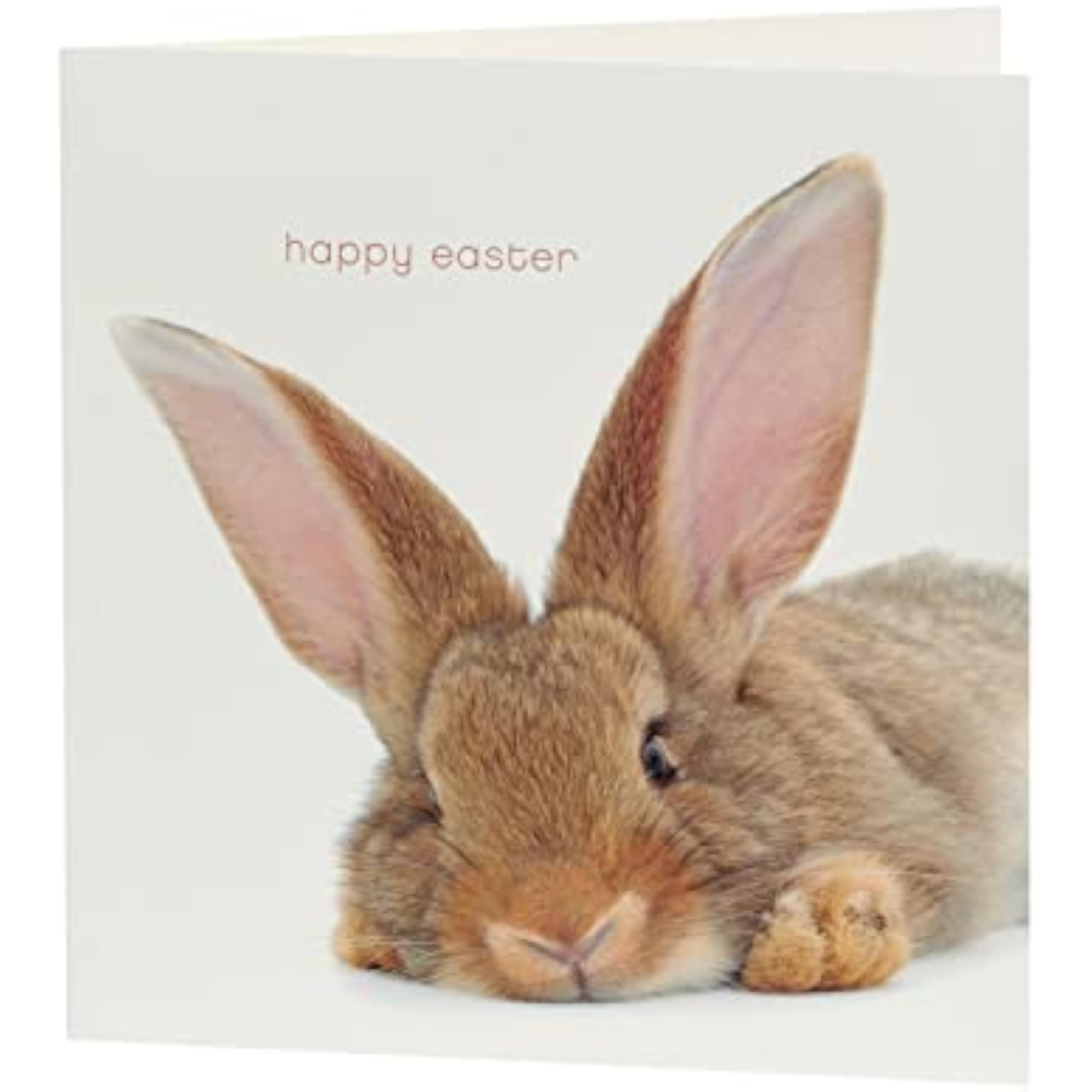 UK Greetings Happy Easter Card for Kids - Children's Cute Easter Card - Bunny Easter Card, Multi, 159x159mm