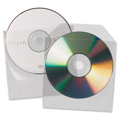 ValueX CD/DVD Pocket Polypropylene Non-Adhesive Clear (Pack 25) - 10291