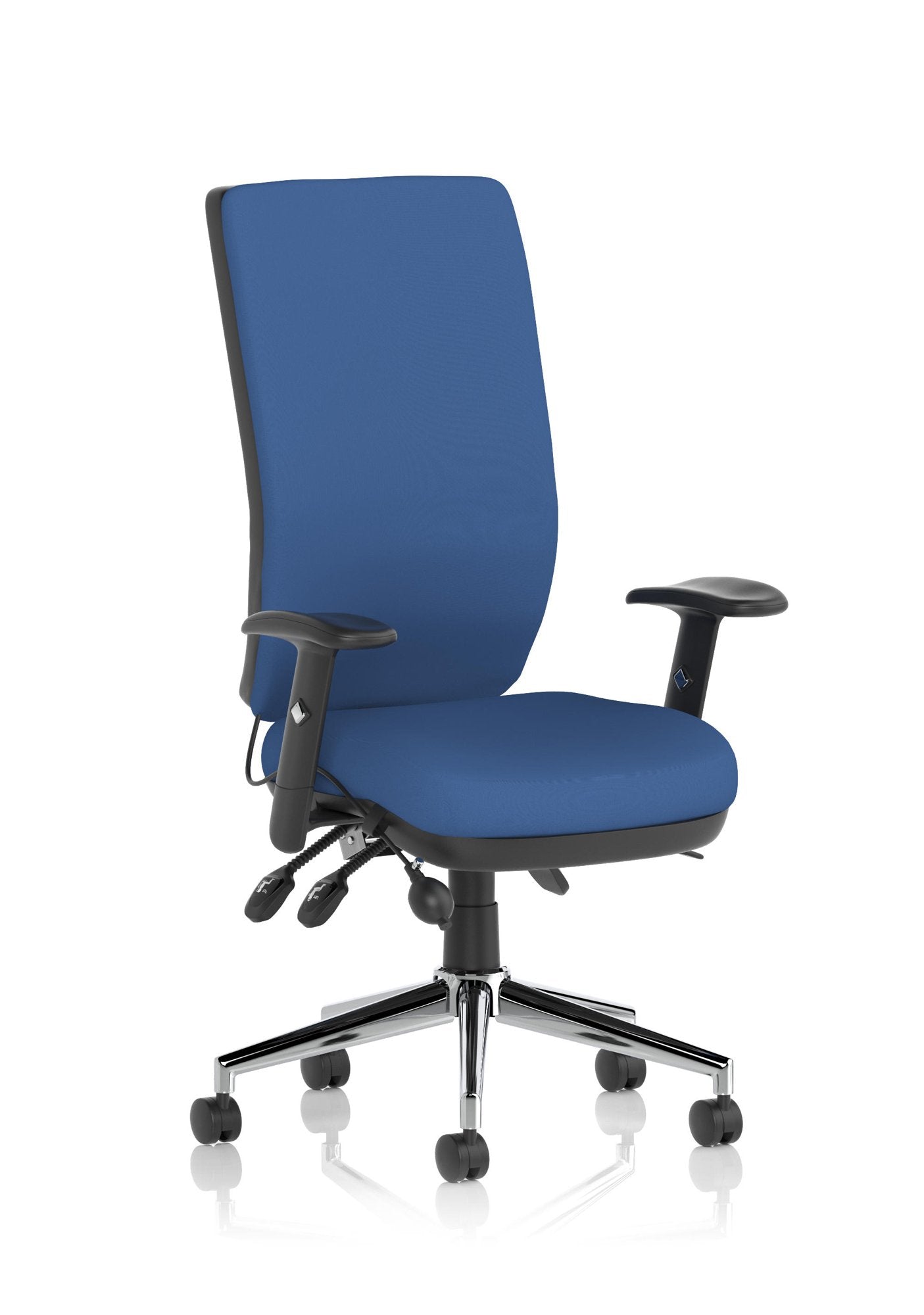 Chiro High Back Chair with Arms Blue OP000007 DD