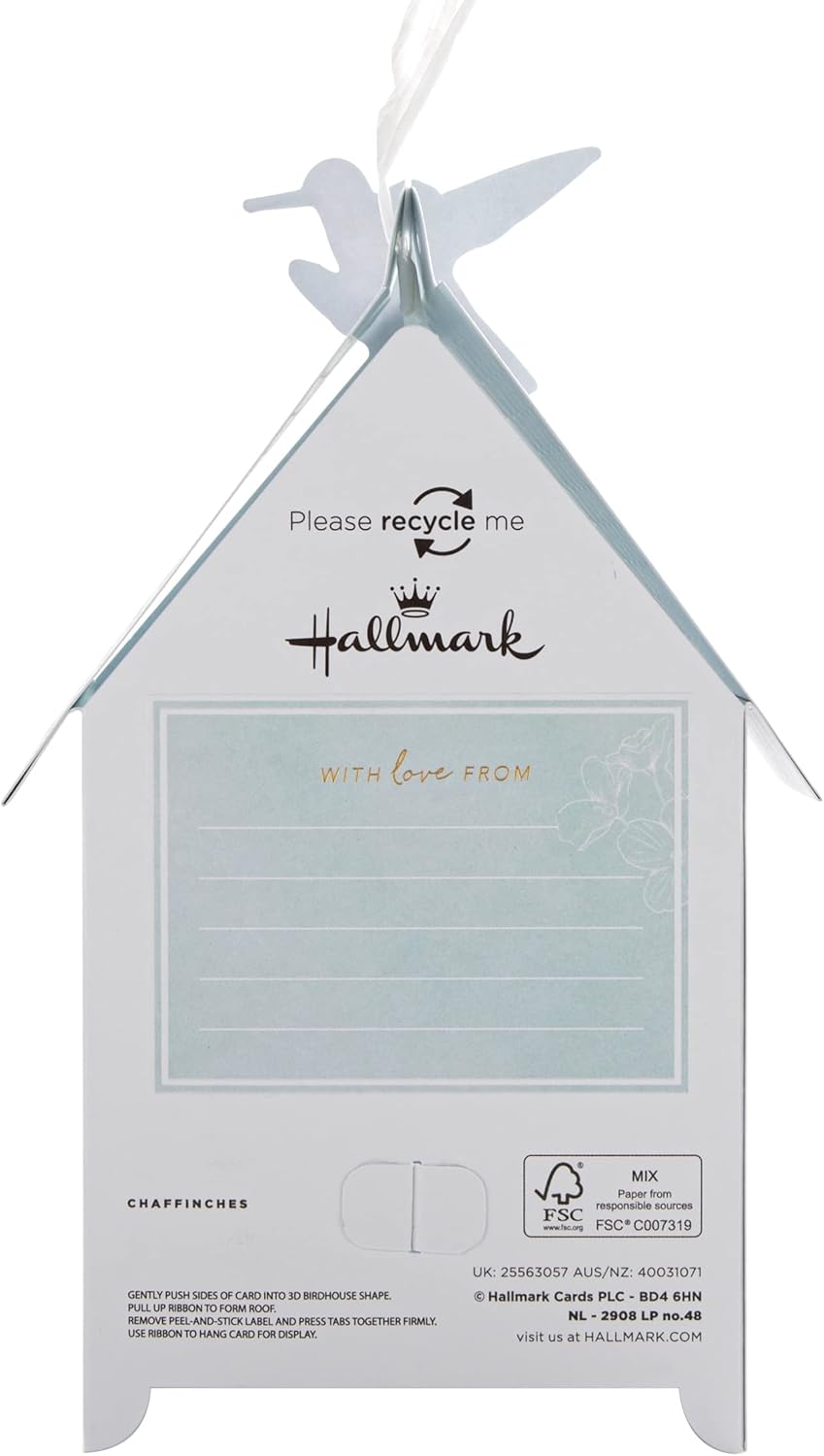 Modern 3D Birdhouse Mother’s Day Card – Unique & Stylish Pop-Up Greeting