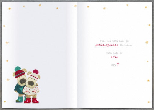 Boofle Christmas Card for Nanny & Grandad – Cute Festive Design