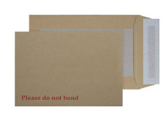 Blake Everyday Envelopes C5 Manilla Pocket Peel and Seal Board Back 120gsm 229x162mm (Pack 125) - 5112