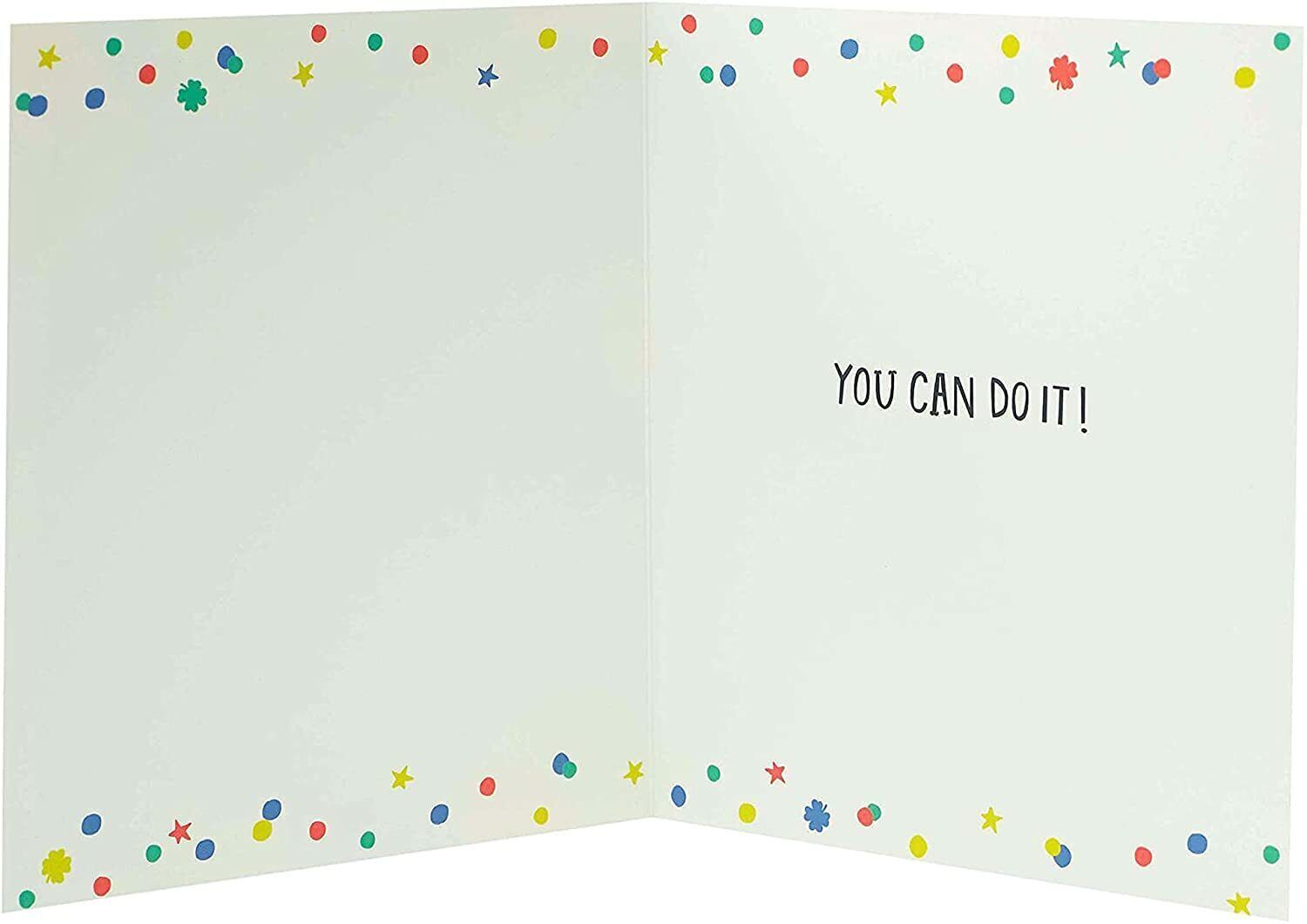 Multicolour Design Good Luck in Your Exams Card