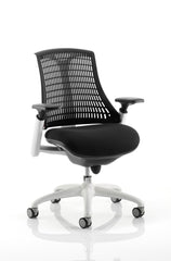Flex Chair White Frame Black Back KC0055 DD