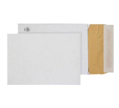 Blake Packaging Envelopes C5 White Pocket Peel and Seal Padded Eco Cushion 50mm Gusset 140gsm 229x162x50mm (Pack 100) - EPC5