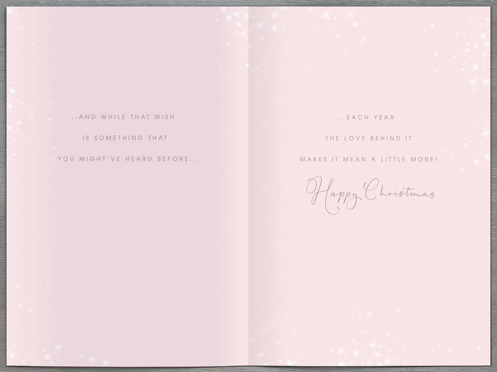 For a Wonderful Mum Floral Design Christmas Card