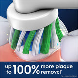 Oral-B CrossAction replacement toothbrush heads in a 16-pack, designed for effective cleaning and gum health.