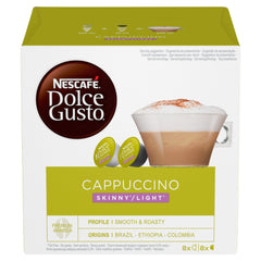 Nescafe Dolce Gusto Skinny Cappuccino 16 capsules (Pack 3) - 12051233
