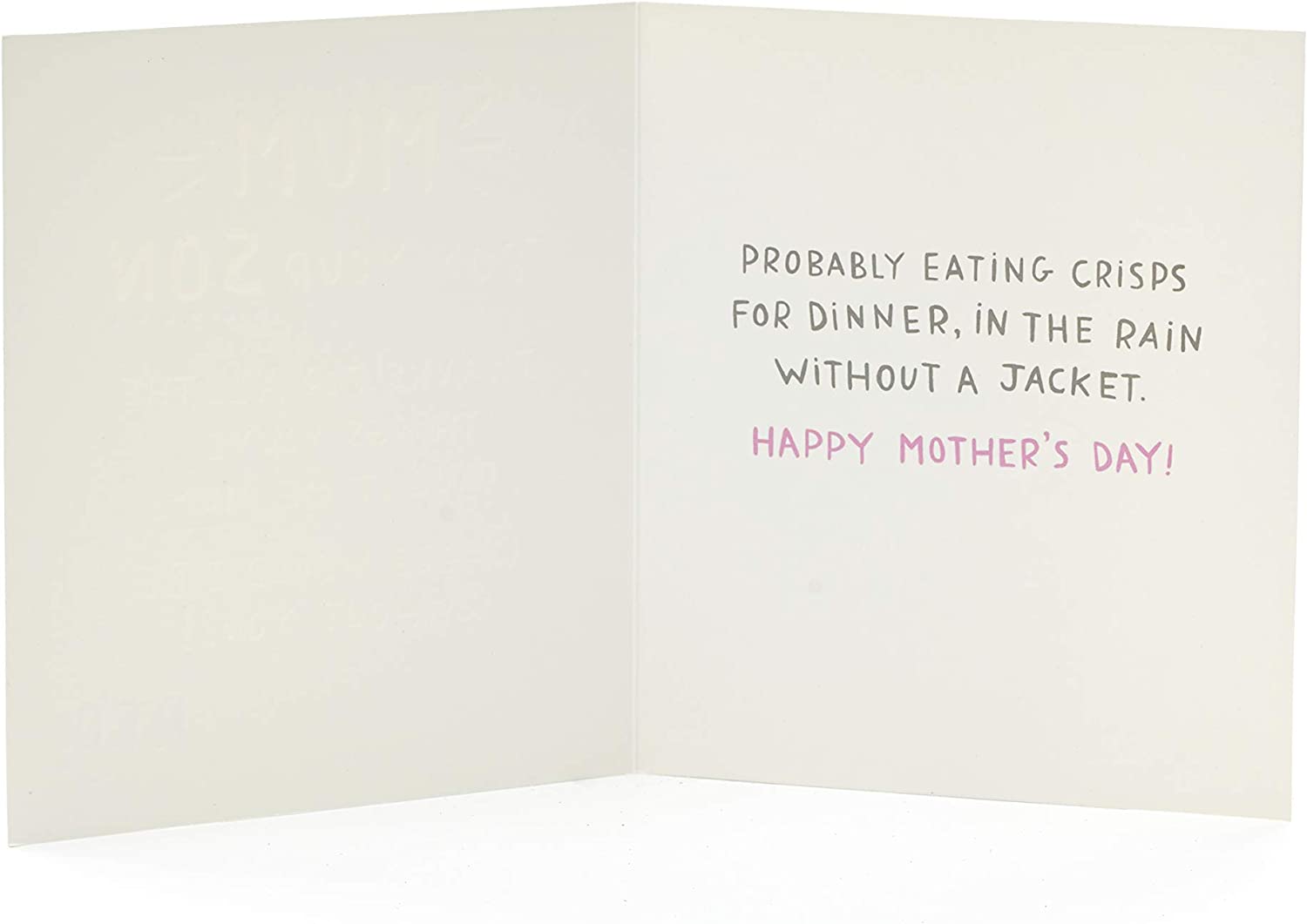 Funny Design from Son Mother's Day Card