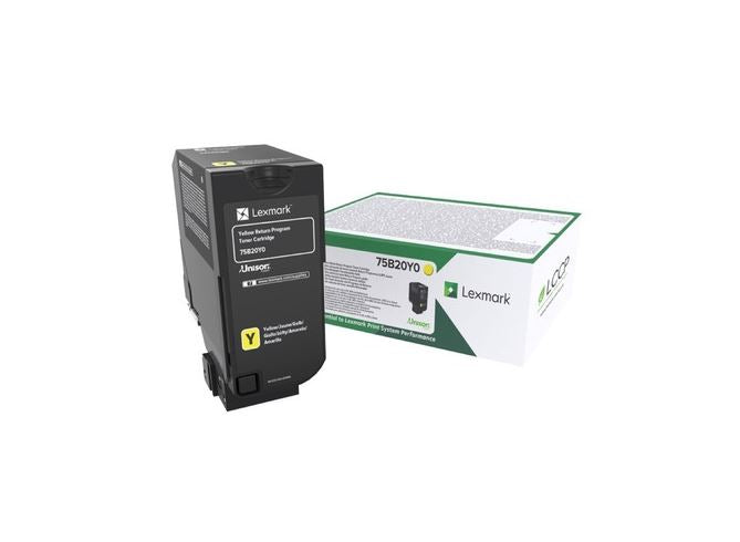 Lexmark Yellow Toner Cartridge 10K pages - 75B20Y0