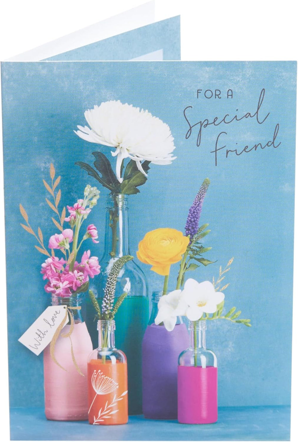 UK Greetings Birthday Card for Her/Friend - Flowers in Vase Design