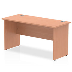 Impulse 1400 x 600mm Straight Desk Beech Top Panel End Leg MI001730 DD