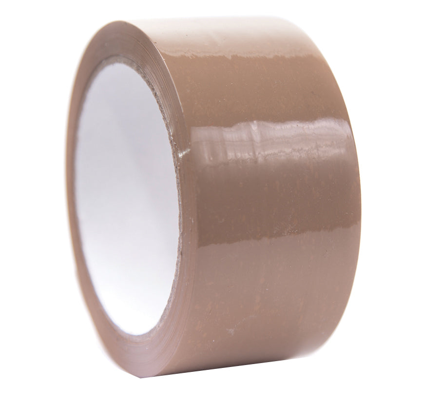ValueX Low Noise Packaging Tape 48mmx66m Brown (Pack 6) - 001-0081