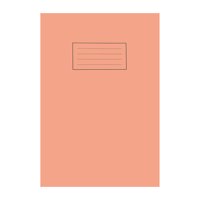Silvine A4 Exercise Book 5mm Square Orange 80 Pages (Pack 10) - EX113