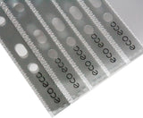 Pack of 100 A4 100% Recycled Premier Multi-Punched Pockets – 90 Microns, Durable & Eco-Friendly