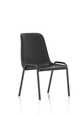 Polly Stacking Visitor Chair Black Polypropylene BR000202 DD