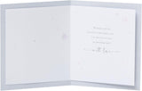 UK Greetings Christmas Card for Him, Her or Friend – Snowflakes Festive Design