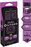 Oxford Oxf Eco pink math set with rulers, pencils, and tools for students, designed for easy organization and studying.