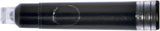 Pack of 20 Oxford Helix black ink cartridges for pens, shown in a clear view, ideal for pen refills and writing supplies.