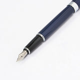Oxford Premium Fountain Pen in dark blue, featuring a sleek design and gold accents, ideal for writing and professional use.