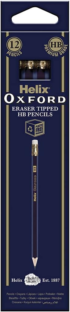 Oxford Helix Oxford Complete Back to School Stationery Set with notebooks, pens, and supplies arranged on a desk.