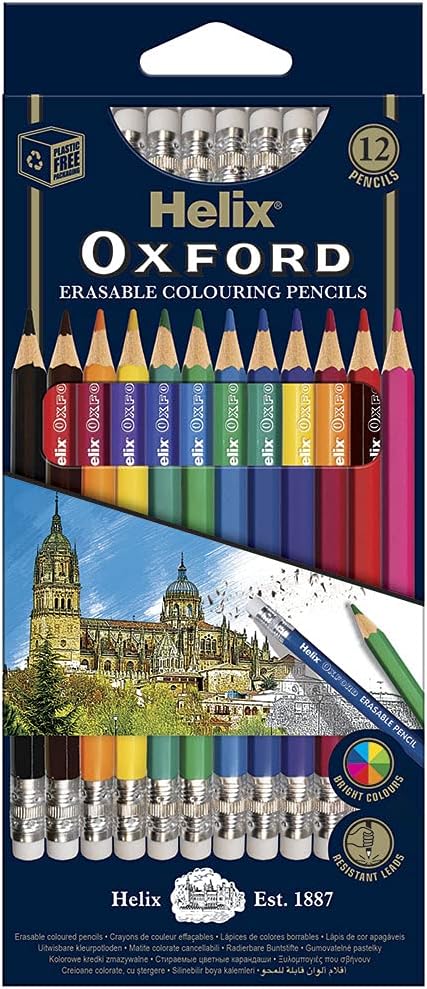 Oxford Helix Oxford Complete Back to School Stationery Set with notebooks, pens, and supplies arranged on a desk