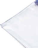 Oxford Helix Oxford 8-inch clear pencil case showing a durable, compact storage solution for pencils and stationery.