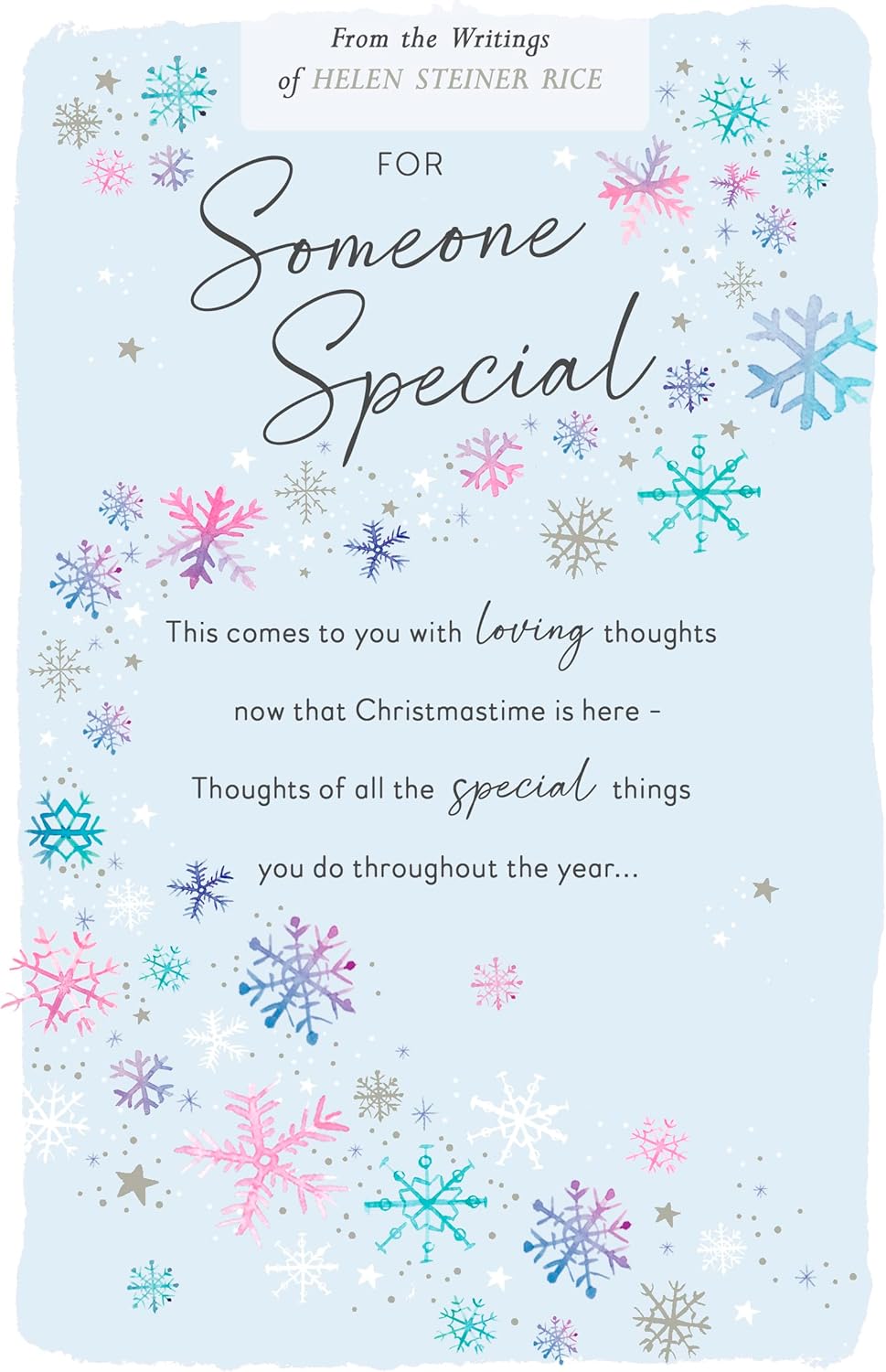 Greeting Card Someone Special Helen Steiner Rice Traditional Christmas Card 693334