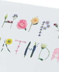 Beautiful Floral Friend Birthday Card